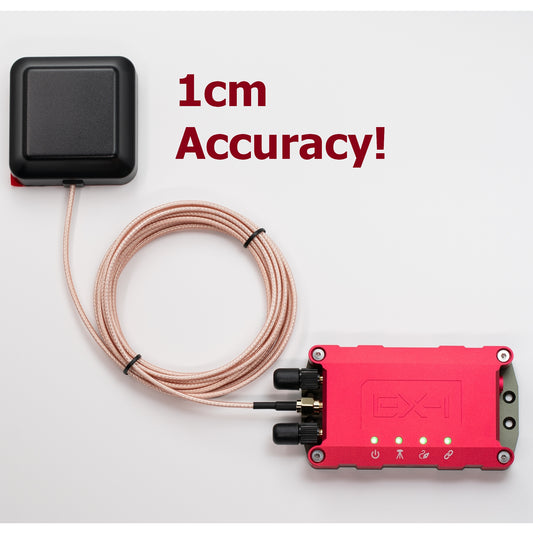 Columbus EX-1 RTK-GNSS-Datenlogger mit ultrahoher Genauigkeit (Unterstützt RTK, PPK und eigenständige Datenaufzeichnung; 30 cm Genauigkeit im eigenständigen Modus; bis zu 1 cm Genauigkeit mit RTK oder PPK)