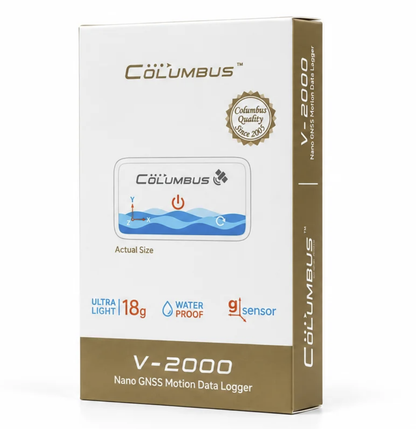 Columbus V-2000 Nano GNSS Data Logger for Animal & Wildlife Tracking and Field Research, IP68 Waterproof Mini GPS Data Logger